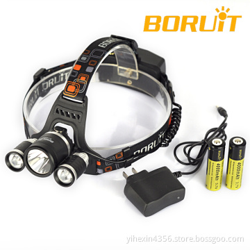 Boruit RJ-5001 Rechargeable USB headlamp with Lithium Battery